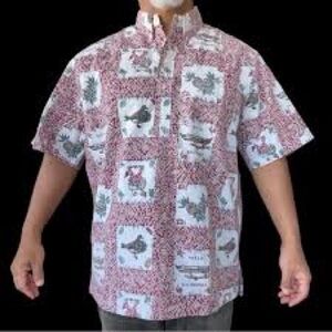 Reyn Spooner Rare 1997 Mele Kalikimaka Hawaiian Button-down Shirt, Size XXXL